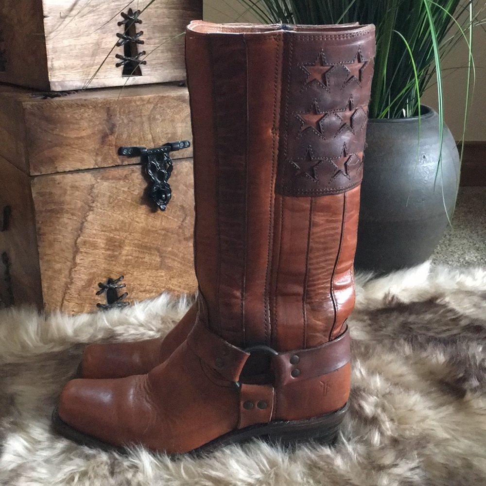 Frye Harness Americana Boots